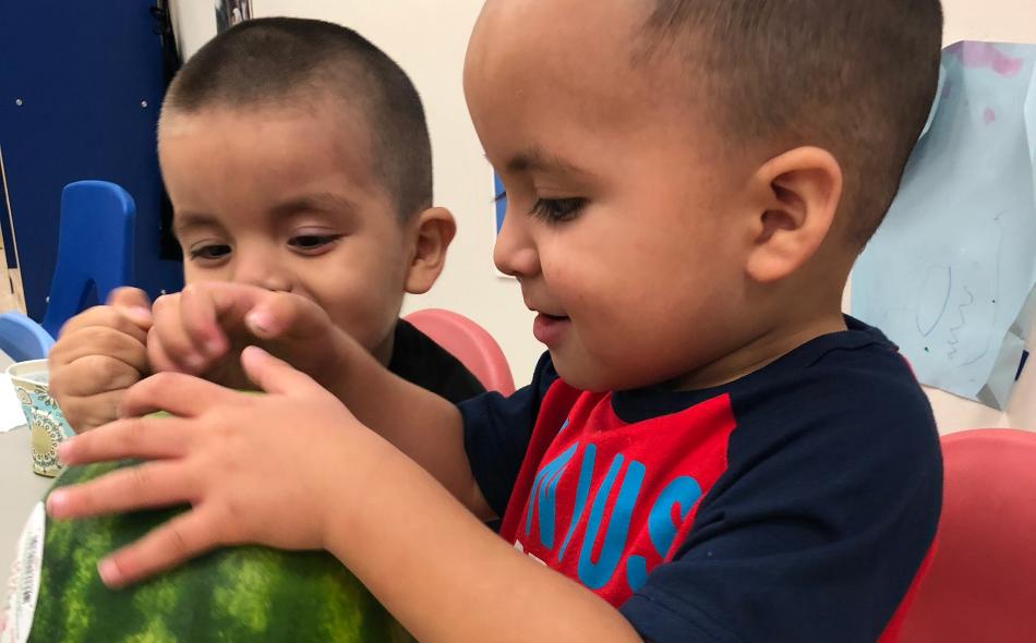 Tri-Valley kids with watermelon