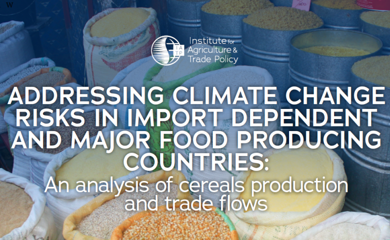 Addressing climate change risks in import dependent and major food producing countries