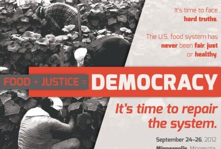 Food + Justice = Democracy