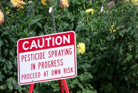 warning pesticides on food 