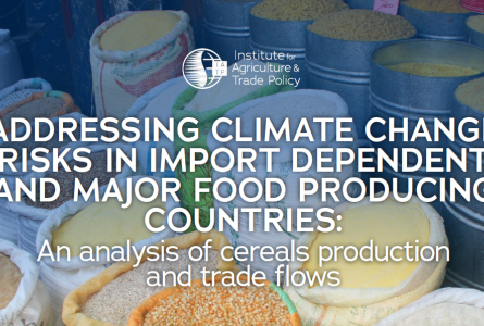 Addressing climate change risks in import dependent and major food producing countries