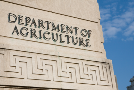 sign on building reading "Department of Agriculture"