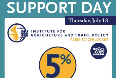 Support Farm to Childcare July 18 with Whole Foods Edina's Community Support Day